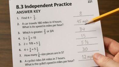 8.3 independent practice page 221 answer key